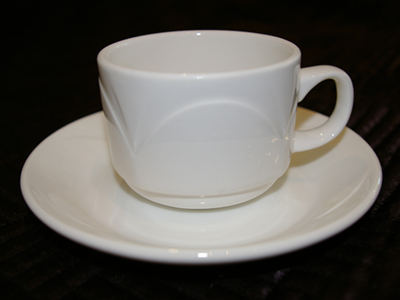 STEELITE BIANCO - CUP AND SAUCER